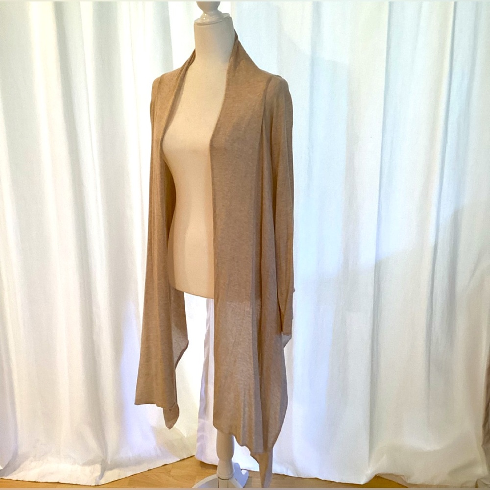 Talbots Waterfall style knit shrug/cardigan